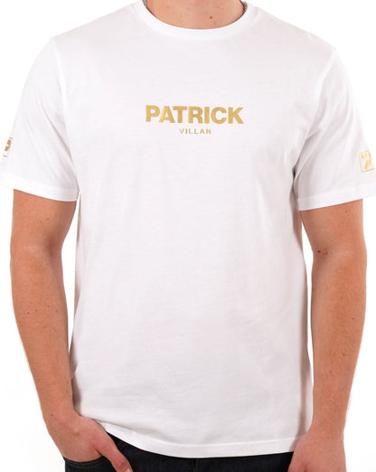 Patrick Villan T Shirt White/Gold