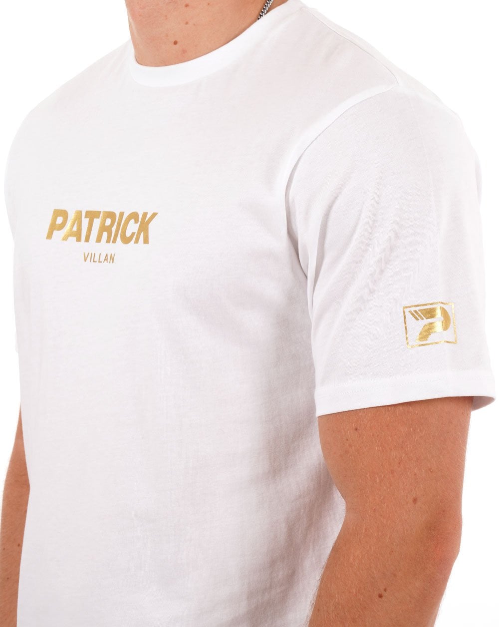 Patrick Villan T Shirt White/Gold