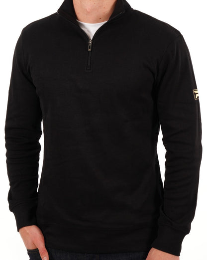 Patrick Villan 1/4 Zip Top Black/Gold