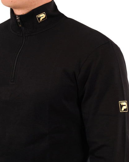 Patrick Villan 1/4 Zip Top Black/Gold
