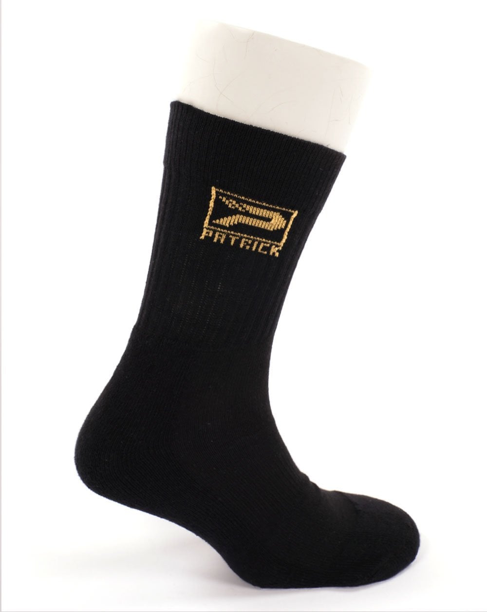 Patrick Villan 3 Pack Socks Black/Gold