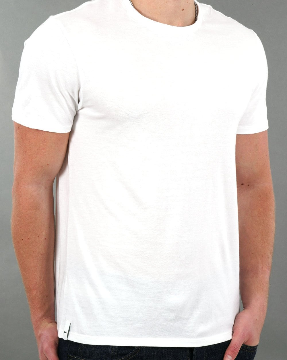 Lacoste Triple Pack Label T-shirt White/White