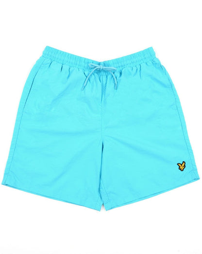 Lyle & Scott Logo Swim Short Blue Scorch