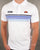Ellesse Multi Stripe Polo Shirt White/Blue