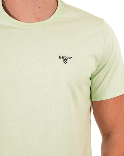 Barbour Sports T Shirt Mint Green