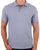 Barbour Tartan Pique Polo Shirt Sky Blue