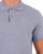 Barbour Tartan Pique Polo Shirt Sky Blue