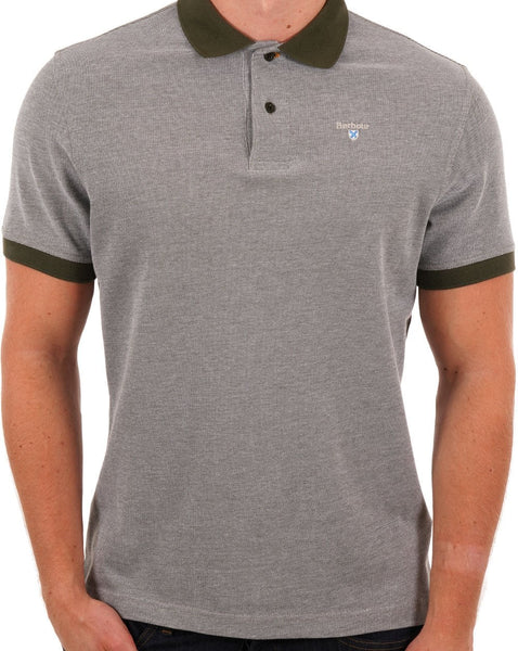 Barbour Sports Mix Polo Dark Olive