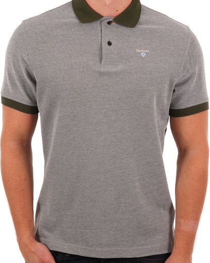 Barbour Sports Mix Polo Dark Olive