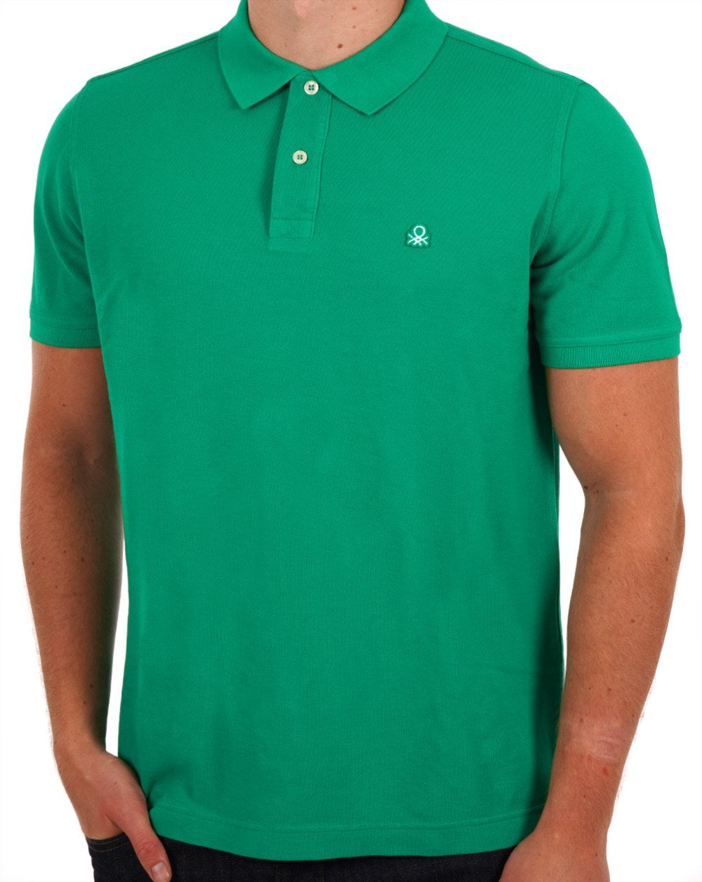 Benetton Polo Shirt Green
