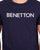 Benetton Logo T-shirt Navy/White