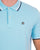 Benetton Tipped Polo Shirt Light Blue