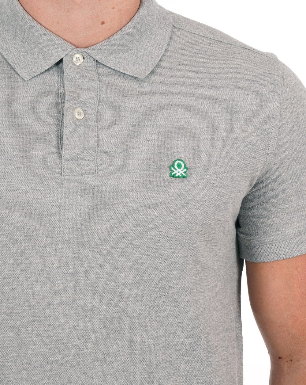 Benetton Polo Shirt Grey