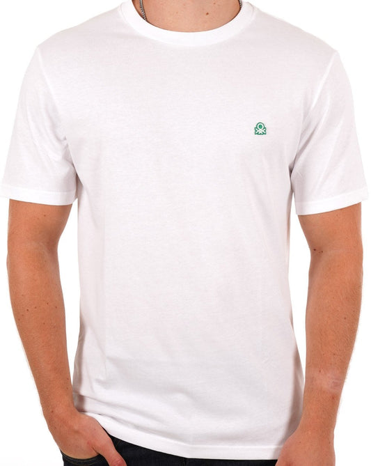Benetton Small Logo T-shirt White