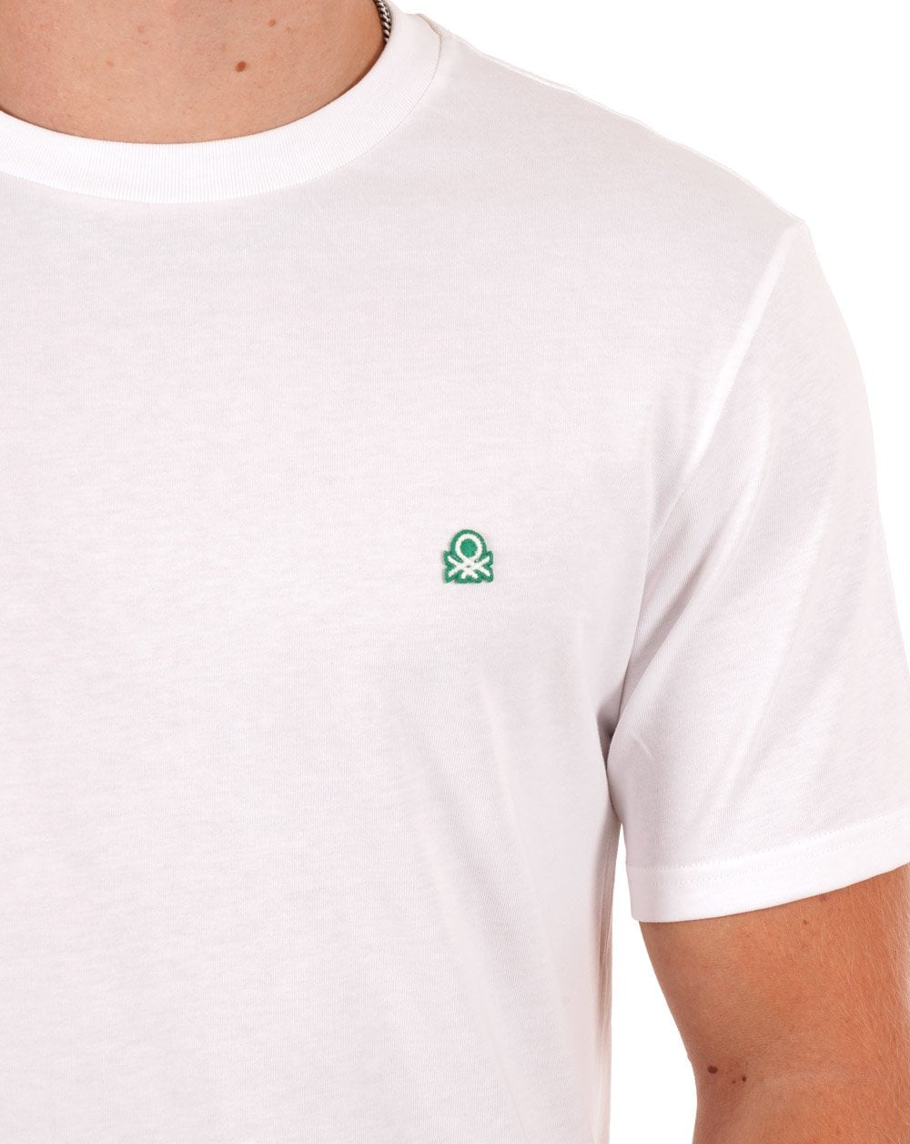 Benetton Small Logo T-shirt White