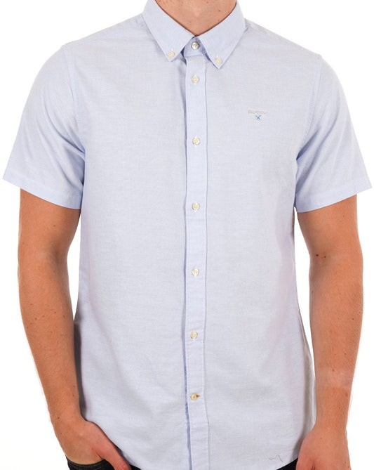 Barbour Oxtown Short Sleeve Shirt Sky Blue