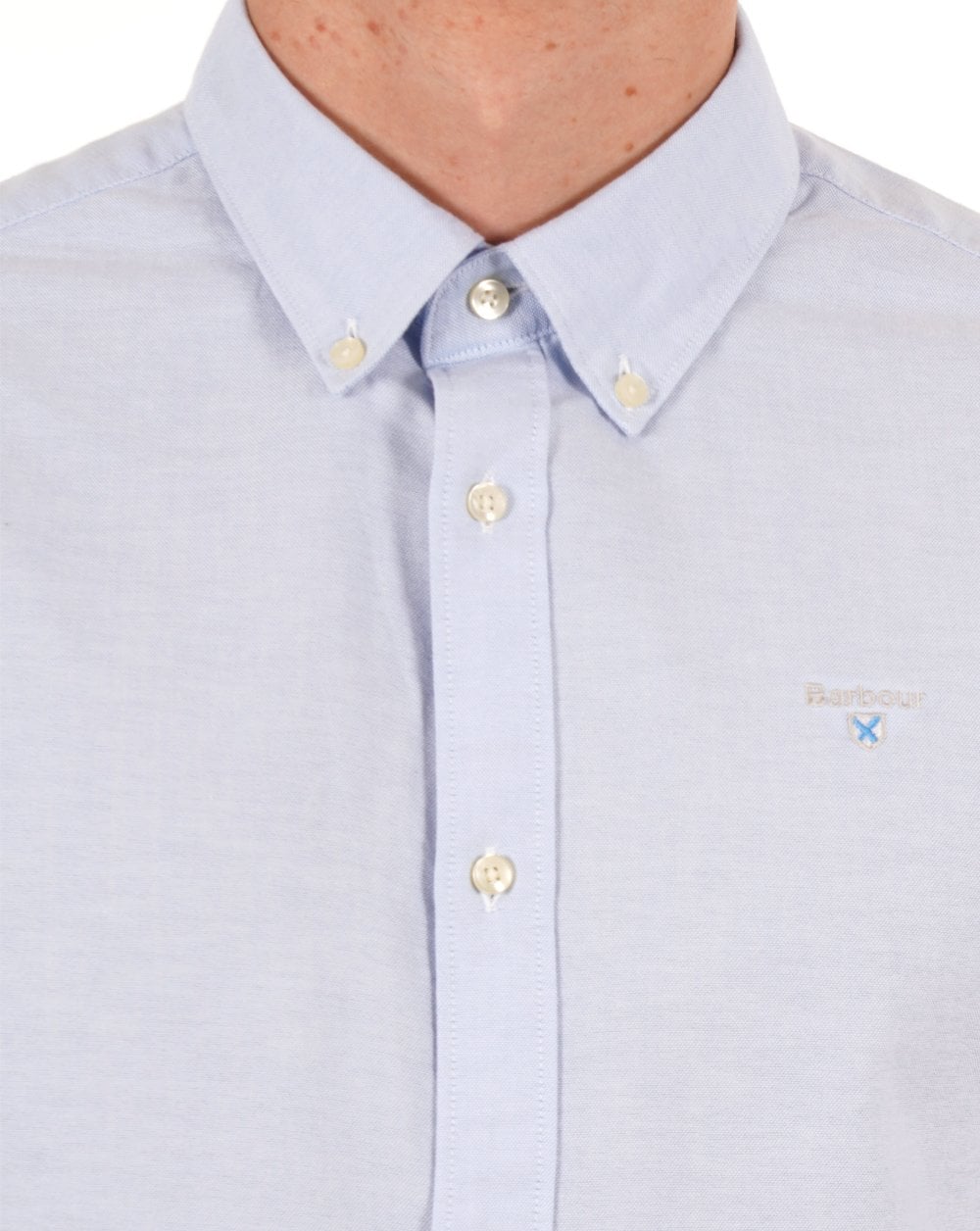 Barbour Oxtown Short Sleeve Shirt Sky Blue