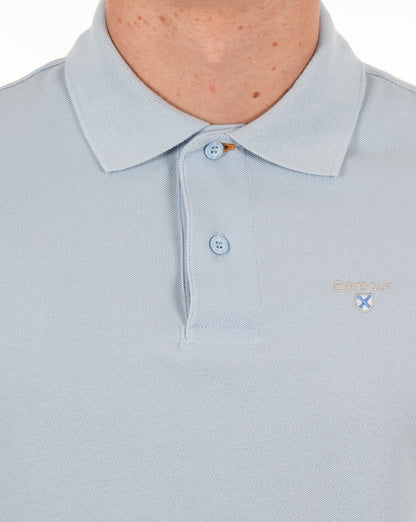 Barbour Sports Polo Sky Blue