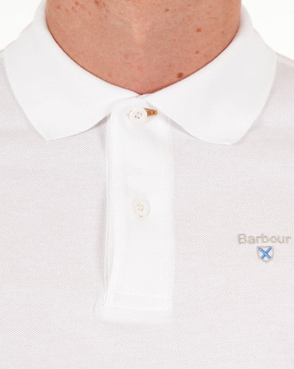 Barbour Sports Polo White