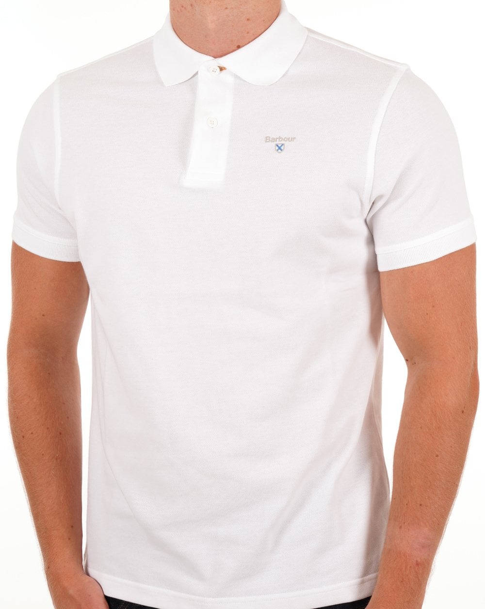 Barbour Sports Polo White