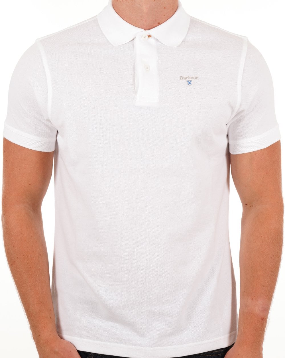 Barbour Sports Polo White