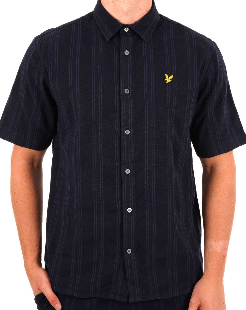 Lyle & Scott Barre SS Shirt Navy