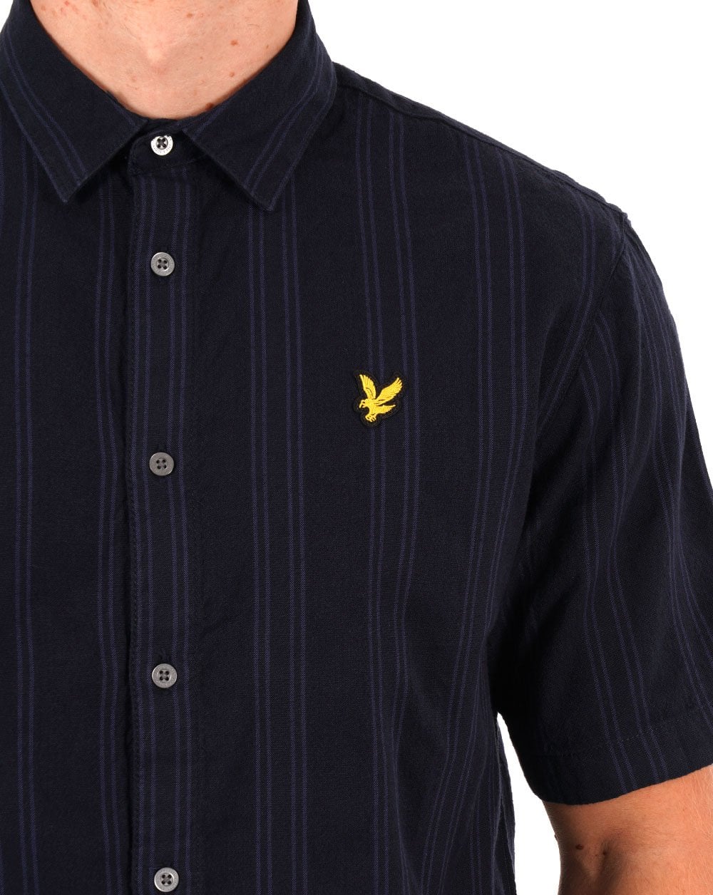 Lyle & Scott Barre SS Shirt Navy