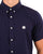 Pretty Green Oxford Short Sleeve Shirt Navy