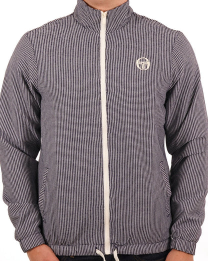 Sergio Tacchini Track Jacket Navy Gingham