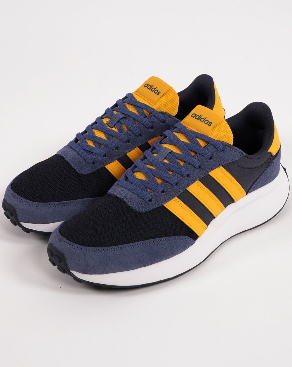 Adidas 70s Run Trainers Navy Gold