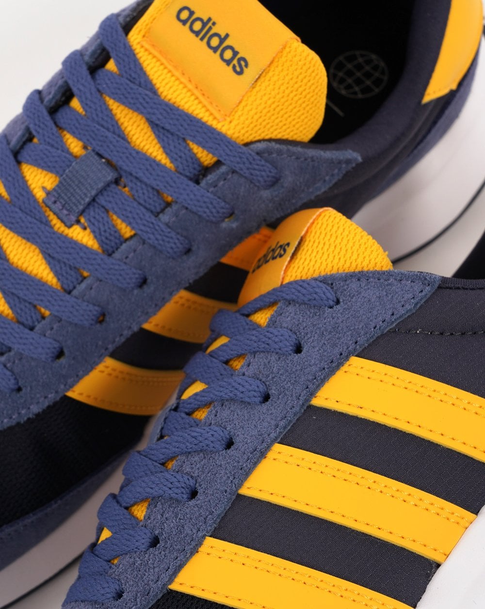 Adidas 70s Run Trainers Navy Gold