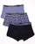 Emporio Armani 3 Pack Boxer Shorts Blue/Oxford/Indigo