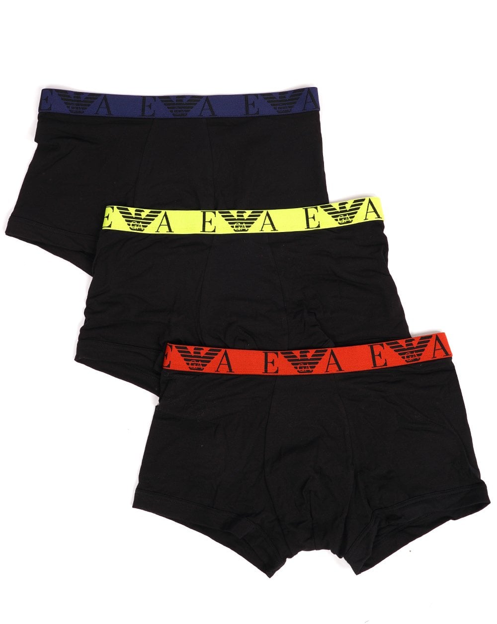 Emporio Armani 3 Pack Boxer Shorts Black/Multi