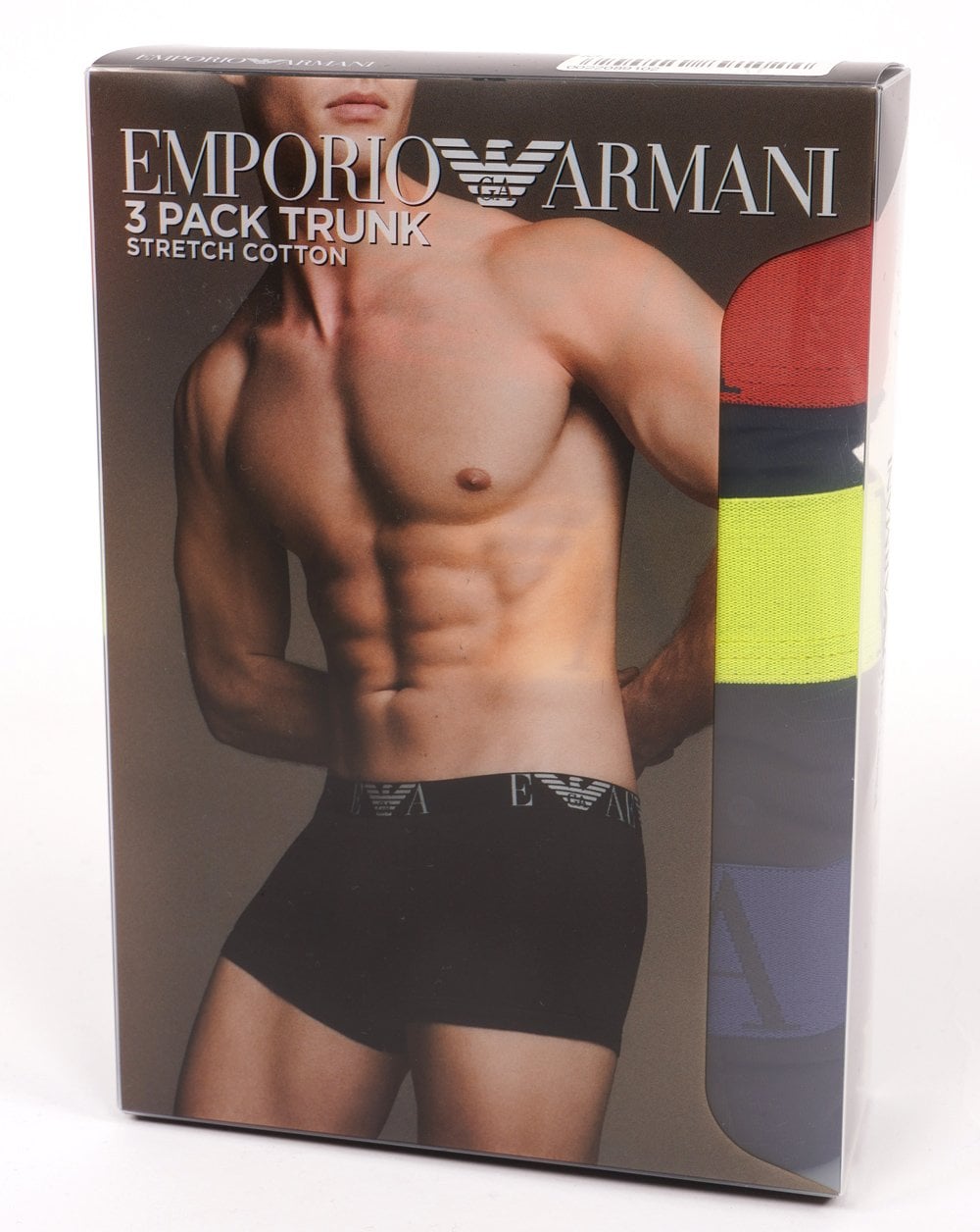Emporio Armani 3 Pack Boxer Shorts Black/Multi