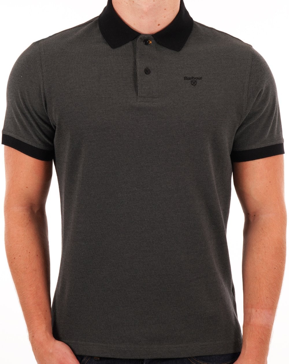 Barbour Sports Mix Polo Black