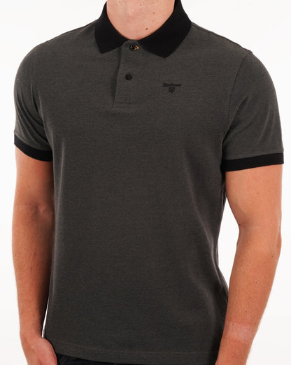 Barbour Sports Mix Polo Black