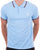 Sergio Tacchini Tipped Polo Shirt Sky Blue/Claret
