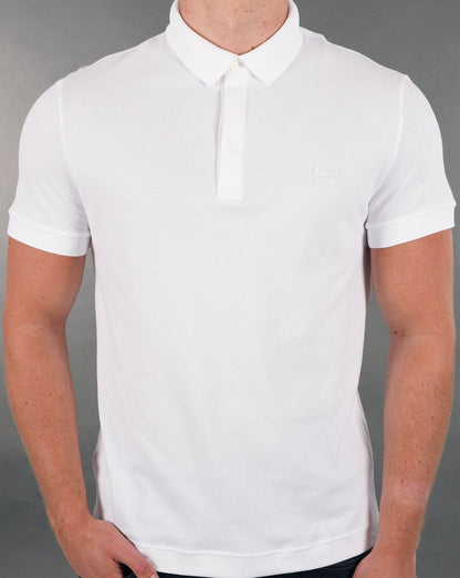 Lacoste Paris Tonal Polo Shirt White