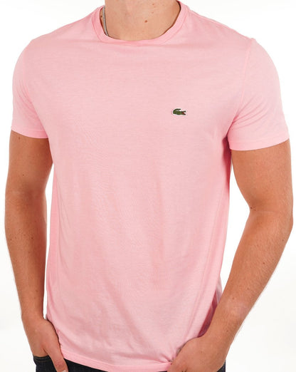 Lacoste Pima Cotton T Shirt Pink
