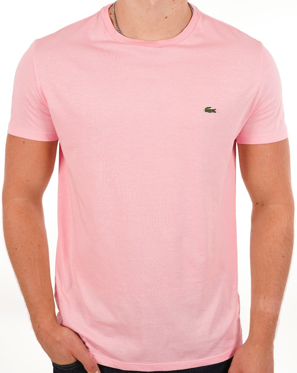 Lacoste Pima Cotton T Shirt Pink