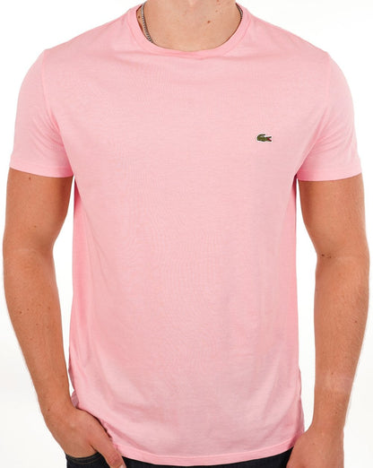 Lacoste Pima Cotton T Shirt Pink