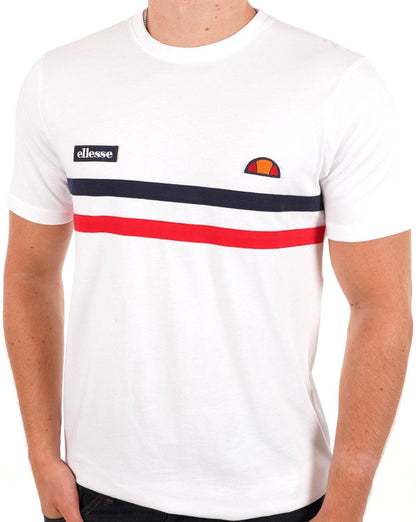Ellesse Two Stripe T Shirt White