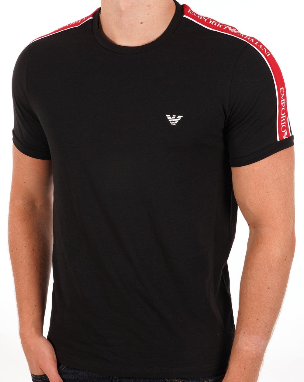 Emporio Armani Taping T-shirt Black/Red
