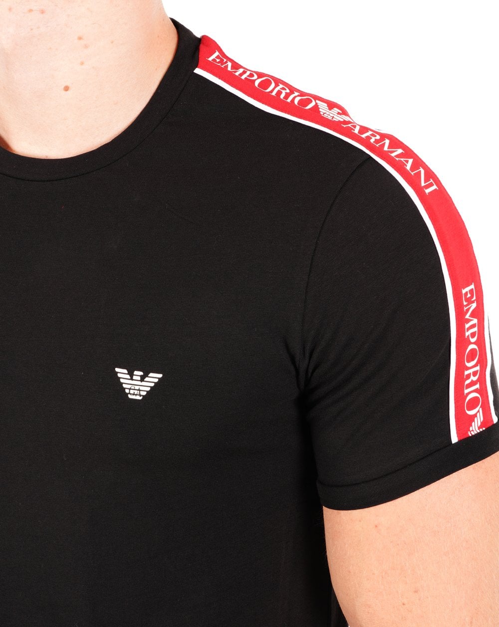 Emporio Armani Taping T-shirt Black/Red