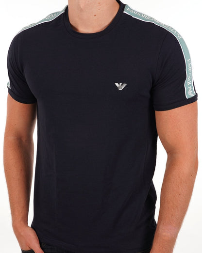 Emporio Armani Taping T-shirt Navy/Green