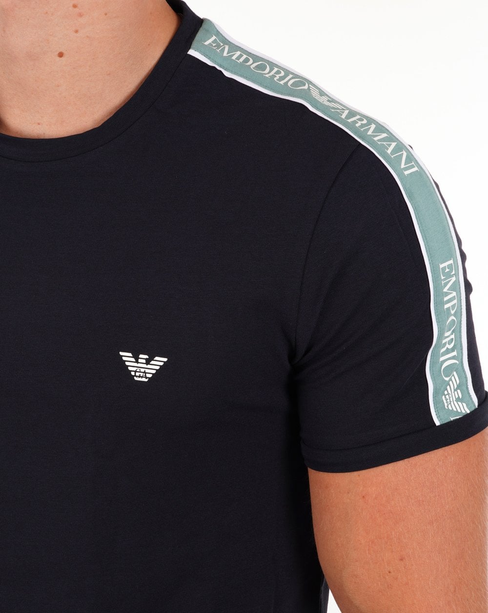 Emporio Armani Taping T-shirt Navy/Green