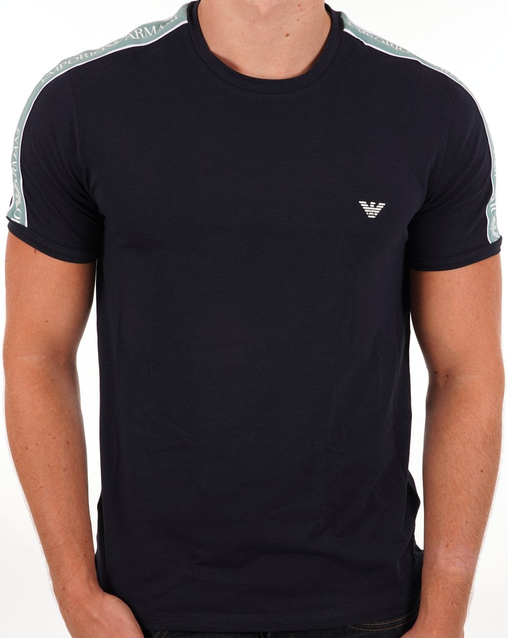 Emporio Armani Taping T-shirt Navy/Green