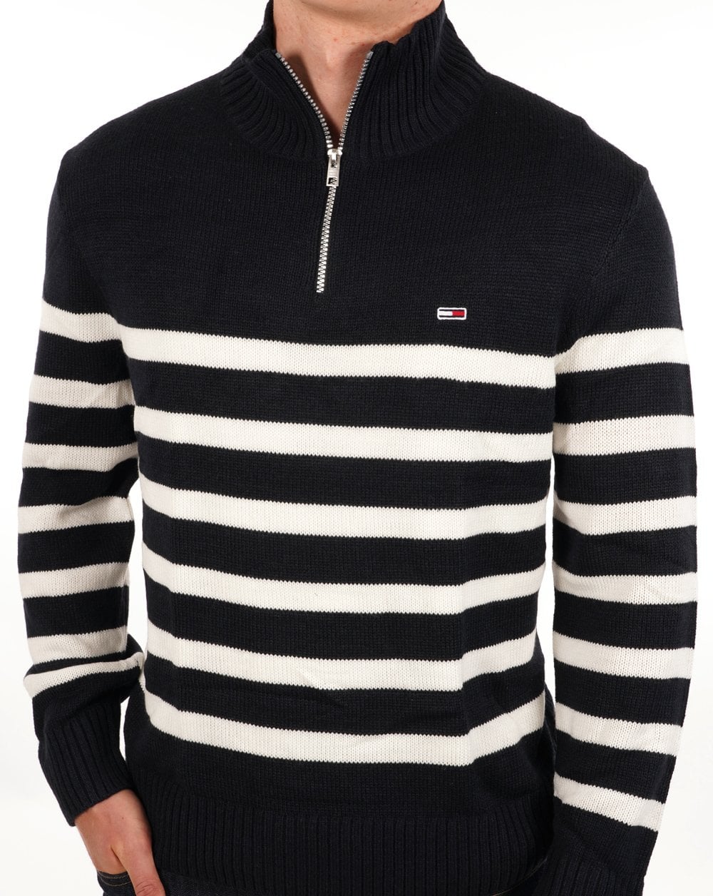 Tommy Jeans Mock Neck Colourblock Knit