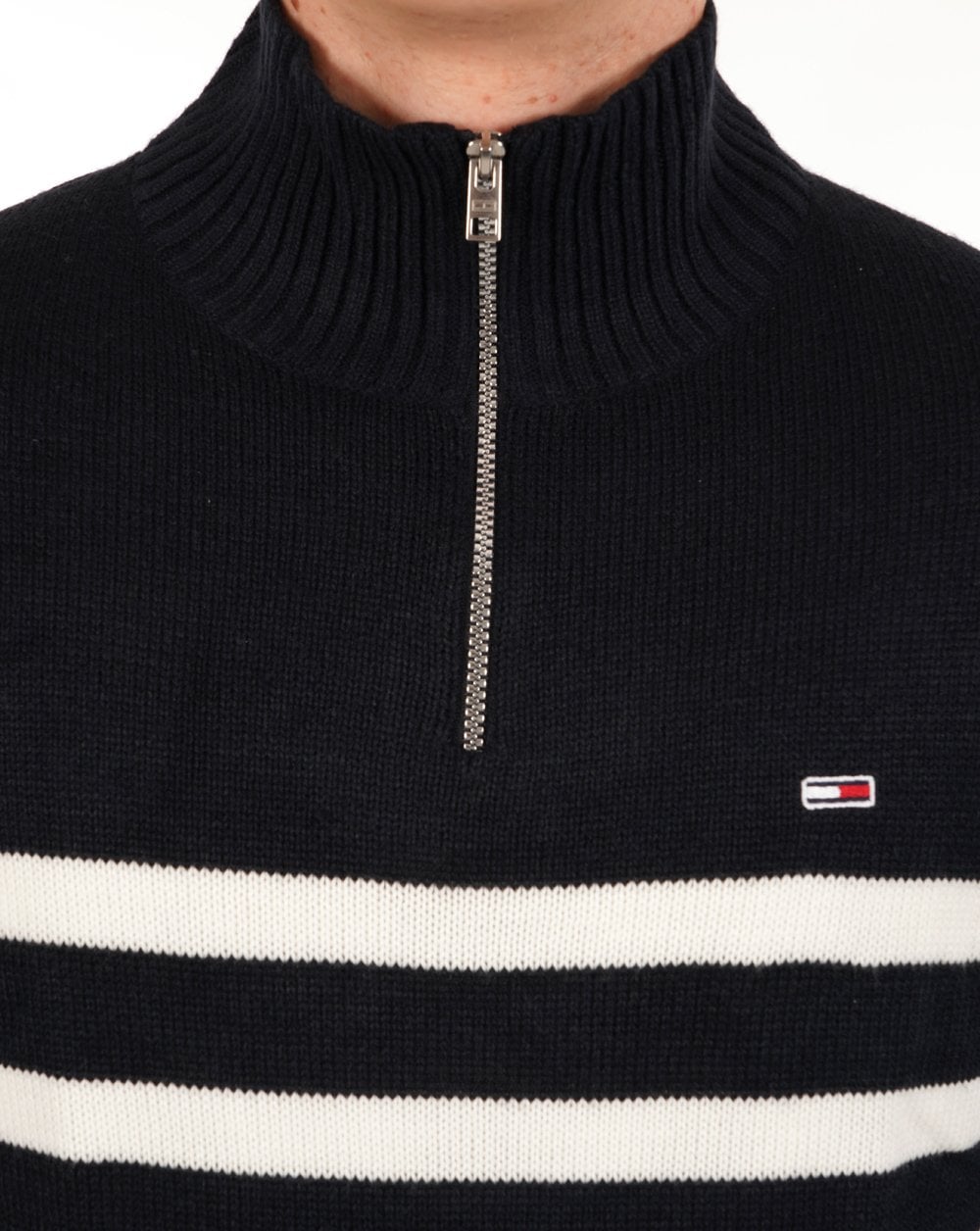 Tommy Jeans Mock Neck Colourblock Knit