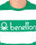 Benetton Stripe T-shirt White/Green